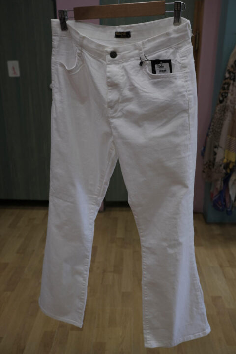 Jean trousers white